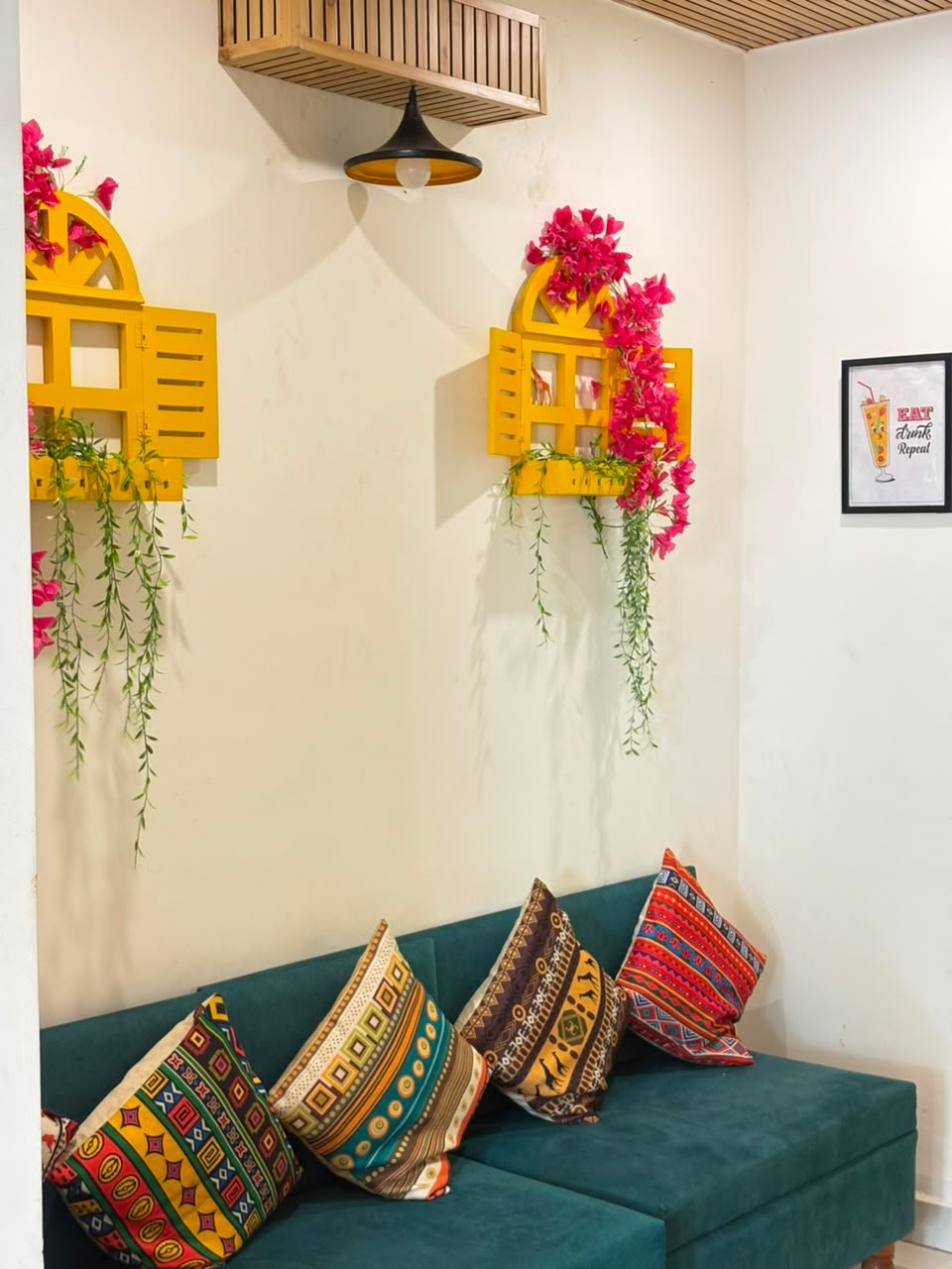 Welcoming café interior